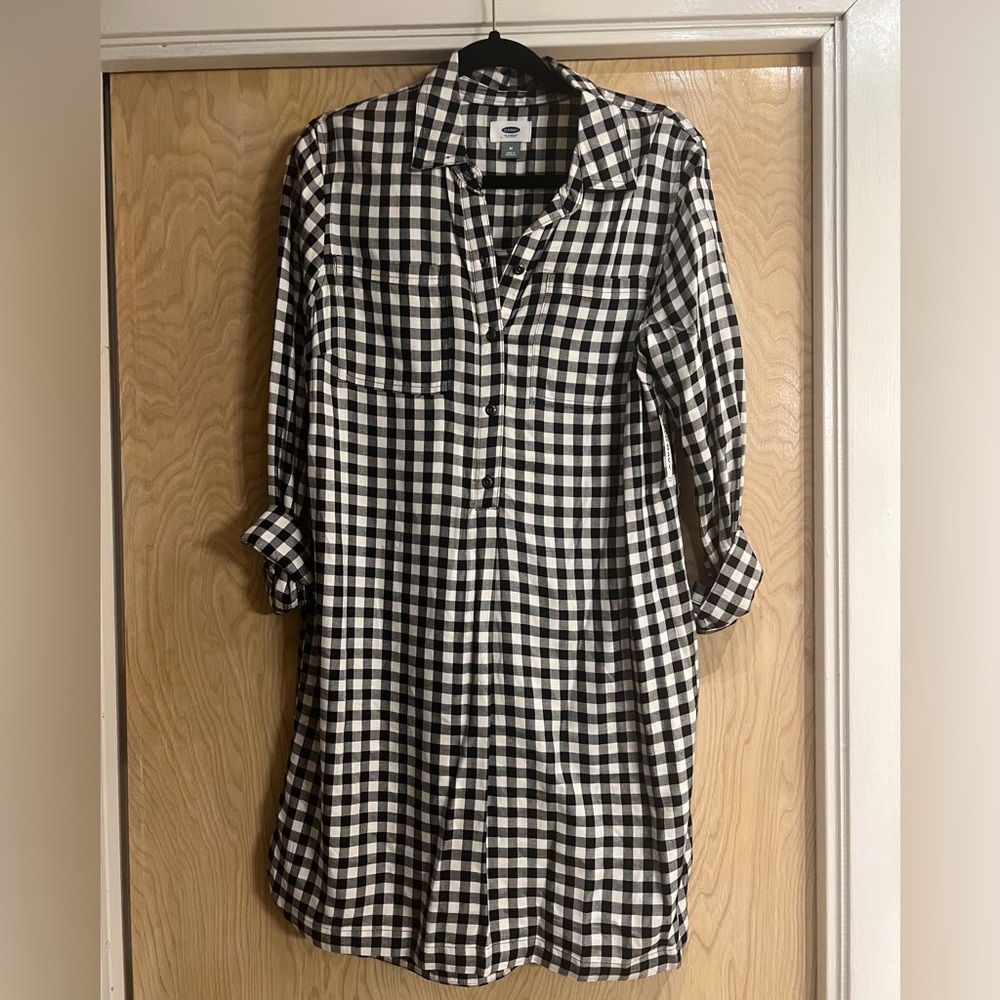 Old Navy Checkered Shirtdress